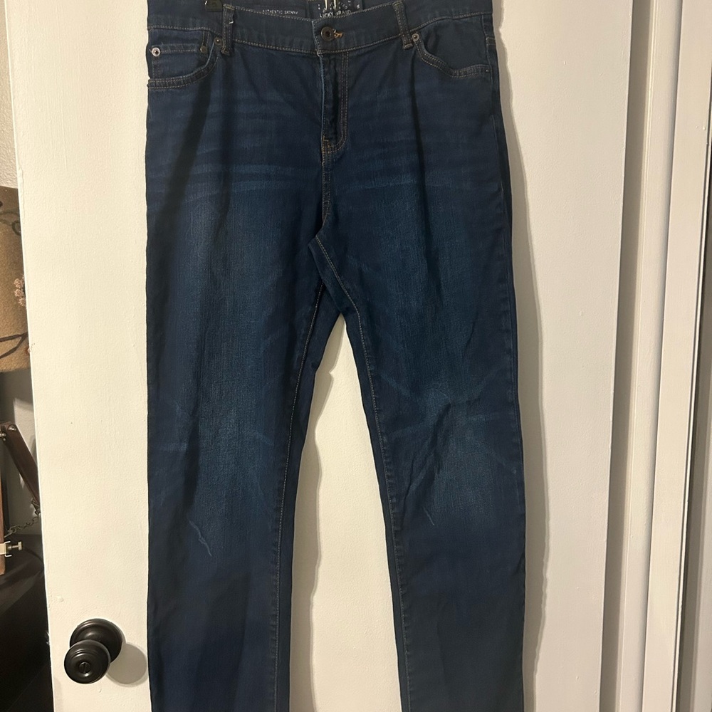 Lucky Brand Authentic Skinny Jeans Kids/Boys Sz 18